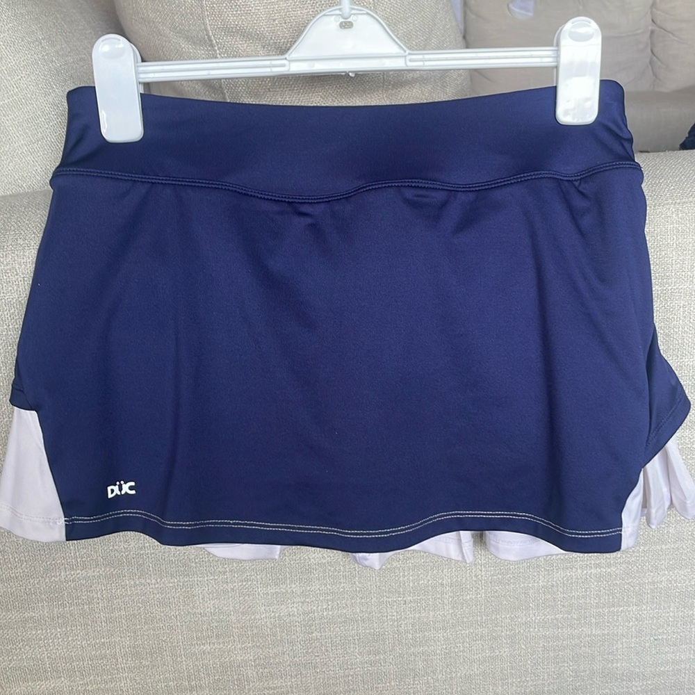 DUC Sport Navy Blue/White Tennis Skirt